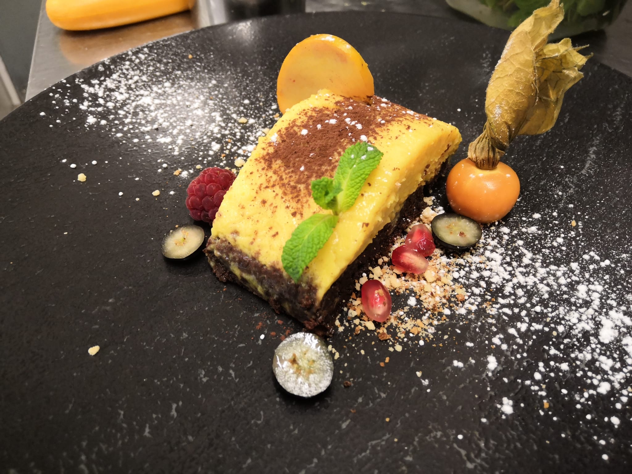 Orangen- und Schokolade Tortino