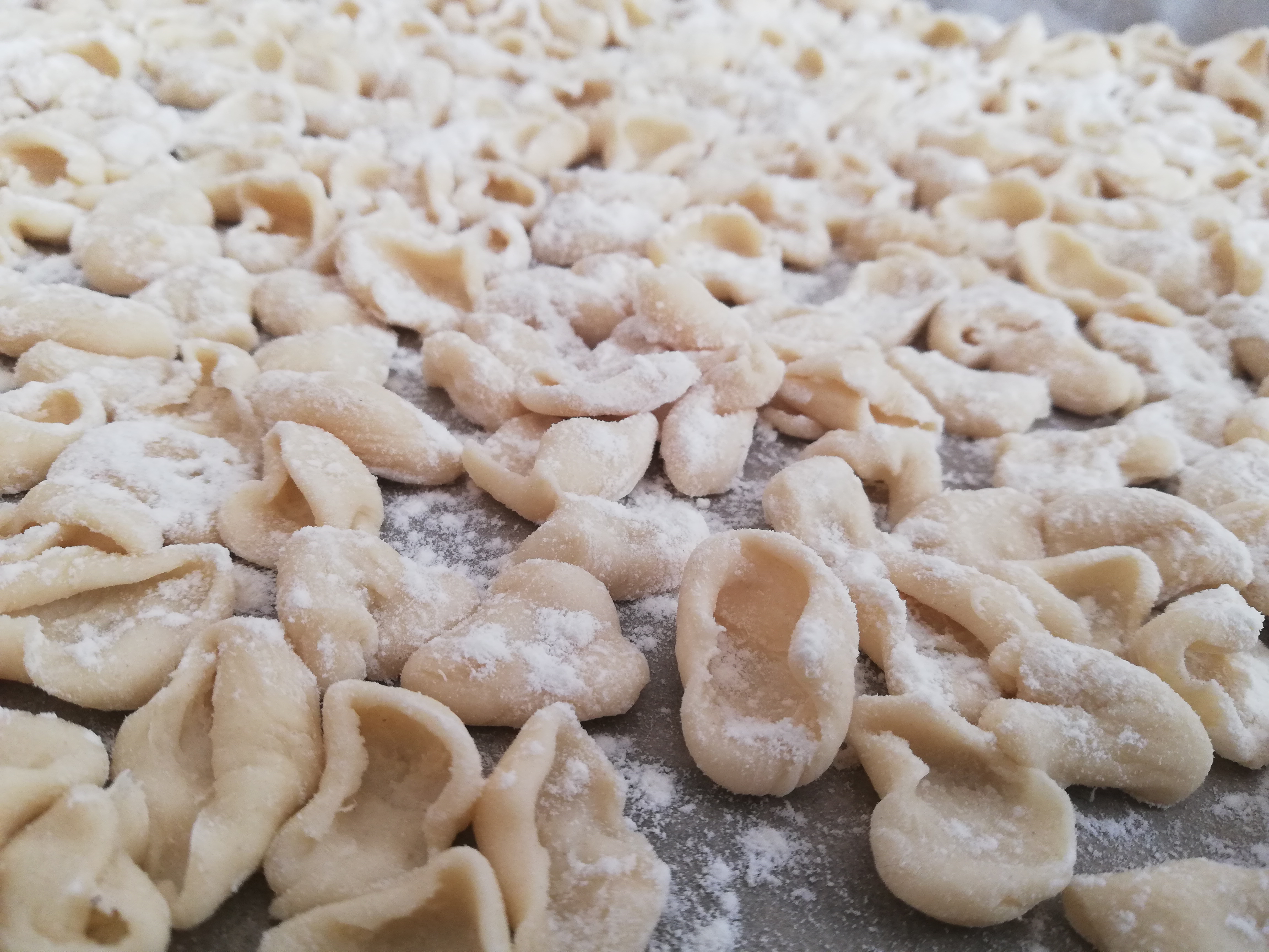 Cavatelli, frische Pasta, traditionell aus Süditalien